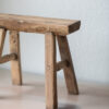 Tabouret en bois vintage – Image 3
