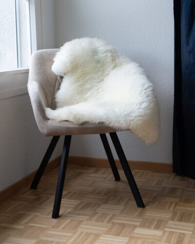 Tapis en laine de mouton | Texel - Blanc