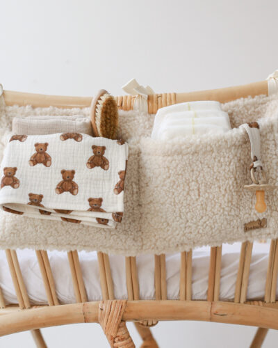 Organisateur de lit bébé | Teddy - Crème