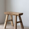 Tabouret en bois vintage