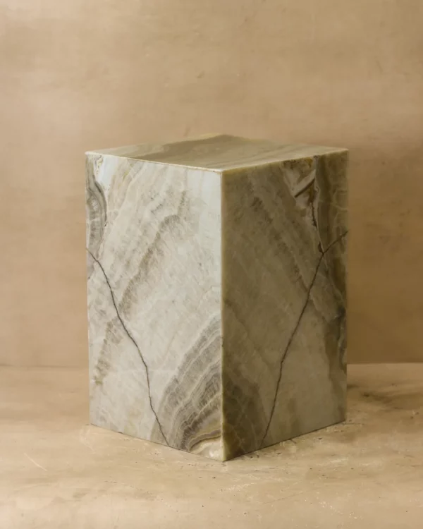 Table d'appoint en Onyx